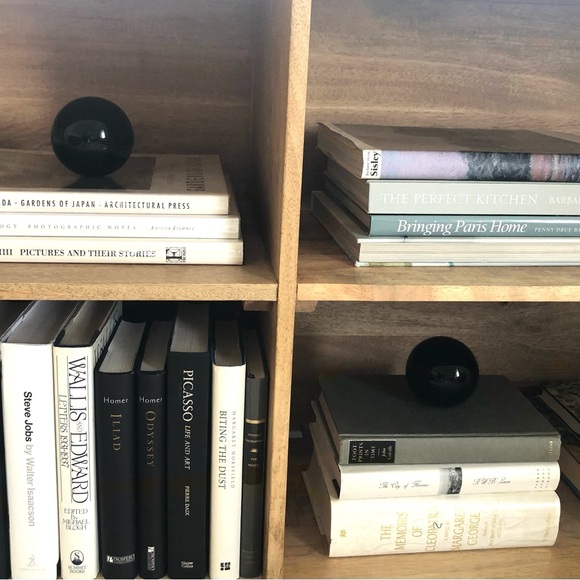 CB2 Nix black decorative sphere object - Picture 4 of 7